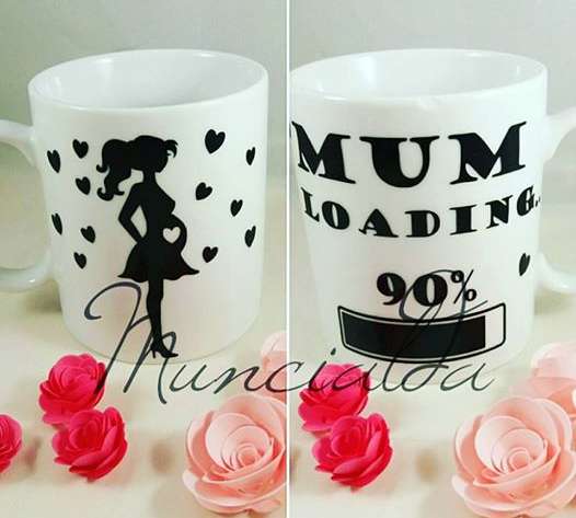 Mug gravidanza: mum loading 90%