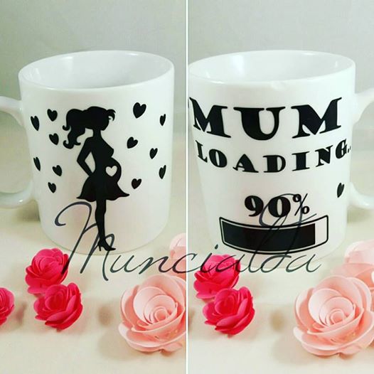 Mug gravidanza: mum loading 90%