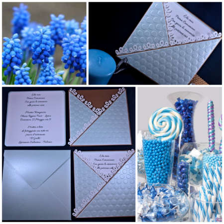 Partecipazioni handmade comunione