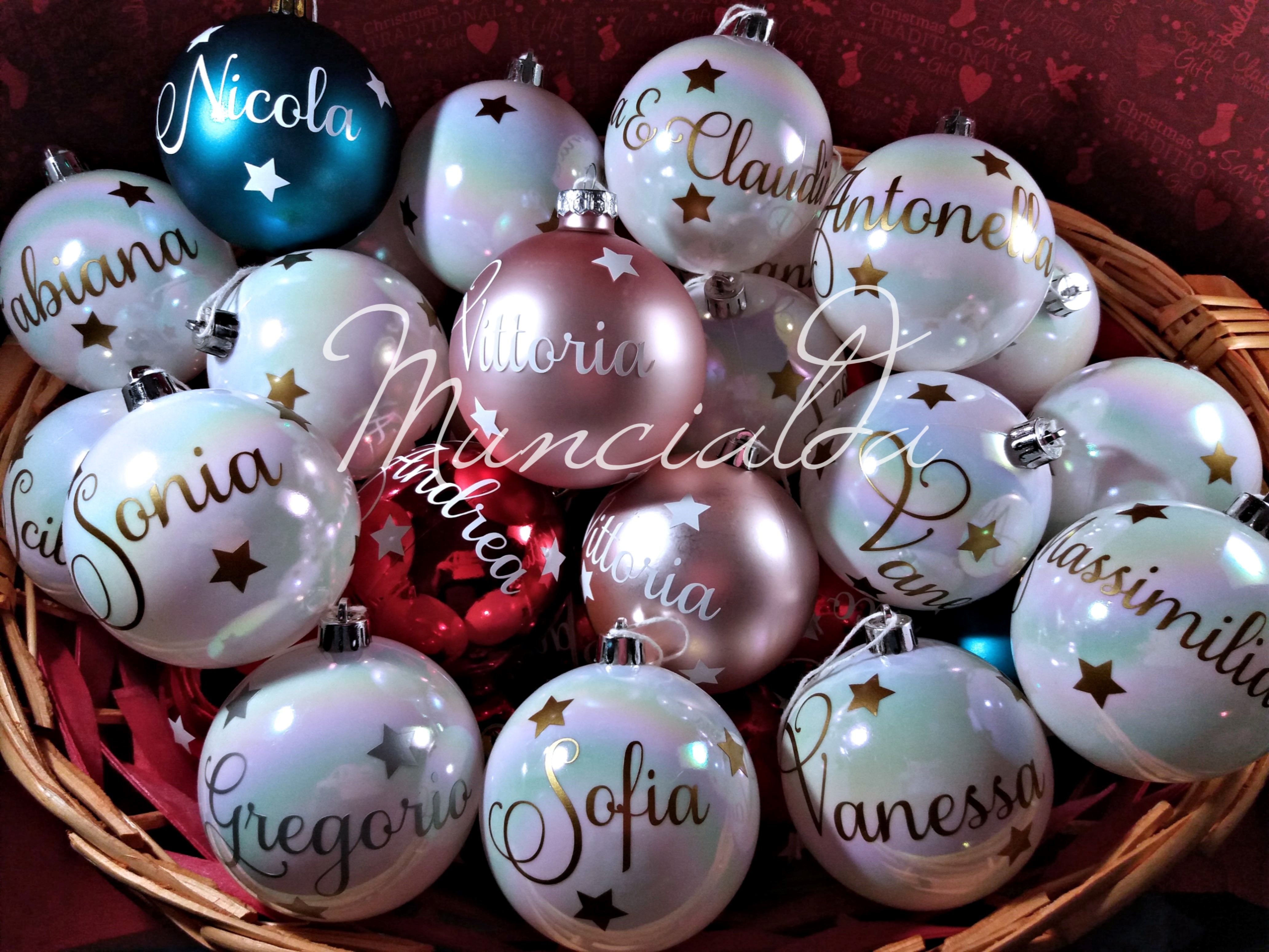 Palline Di Natale Personalizzate Dipinte A Mano palline di natale personalizzate (7) - Muncialda