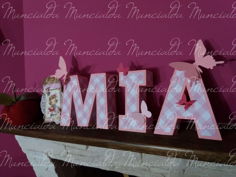 Scatole porta confetti - lettere 3D - immagine 9