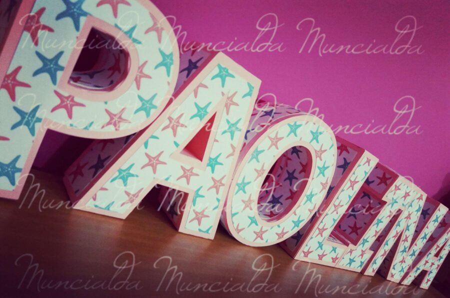 Scatole porta confetti - lettere 3D - immagine 4