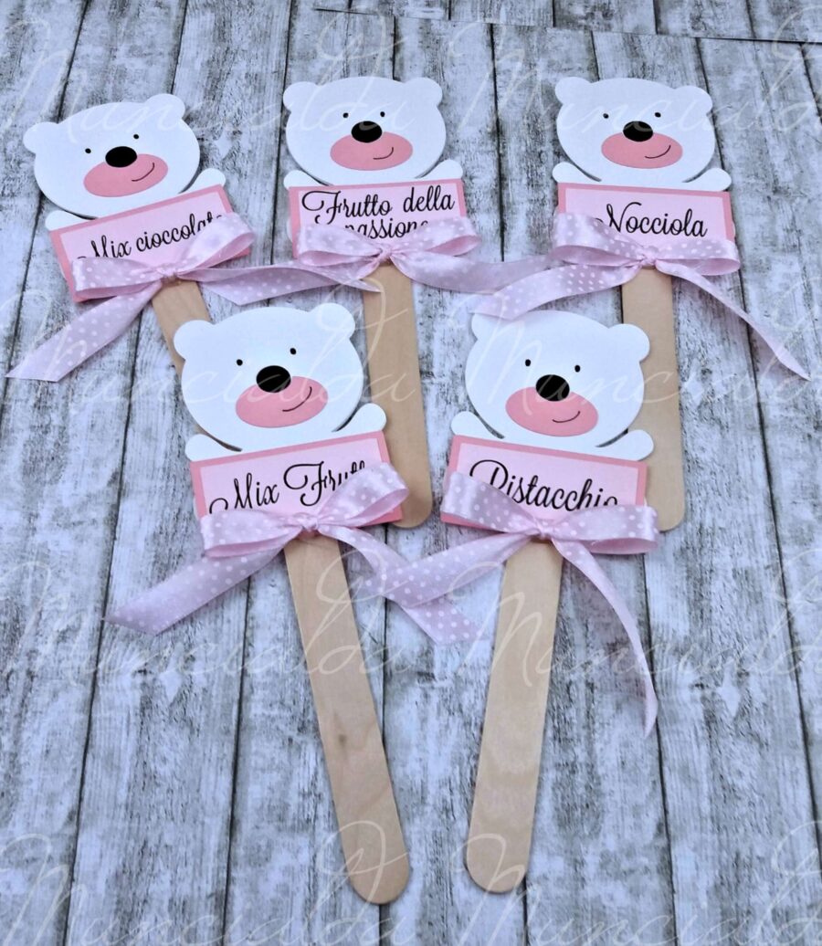 stecche confetti orsetto