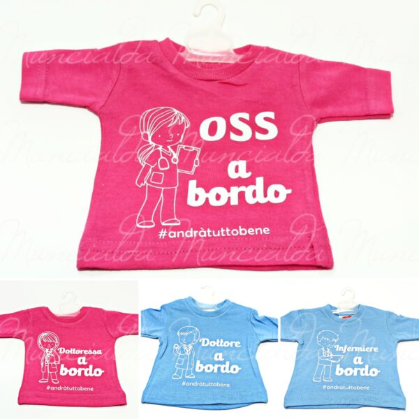 mini t-shirt a bordo