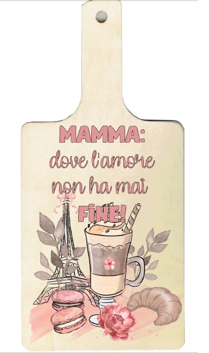 Tagliere da cucina Festa della Mamma Un piccolo pensiero per una grande  mamma - idea regalo compleanno mamma - ColorFamily