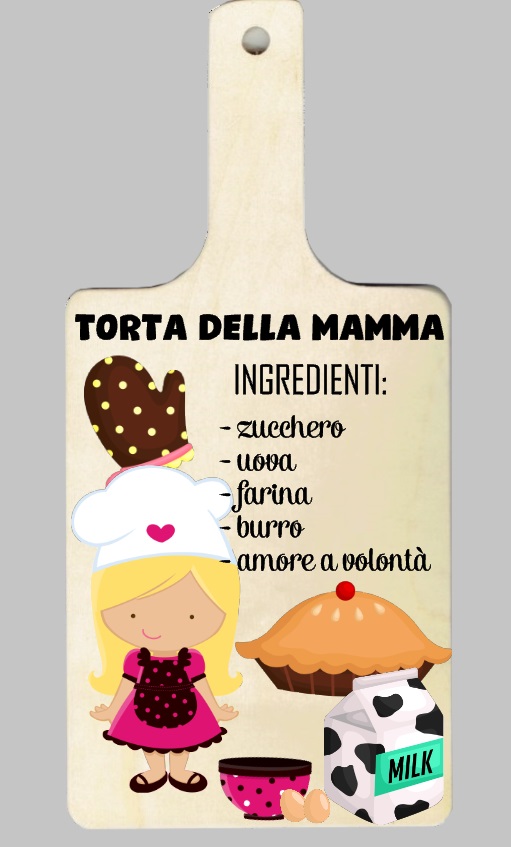 Tagliere da cucina Festa della Mamma Un piccolo pensiero per una grande  mamma - idea regalo compleanno mamma - ColorFamily