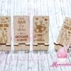 porta cellulare legno