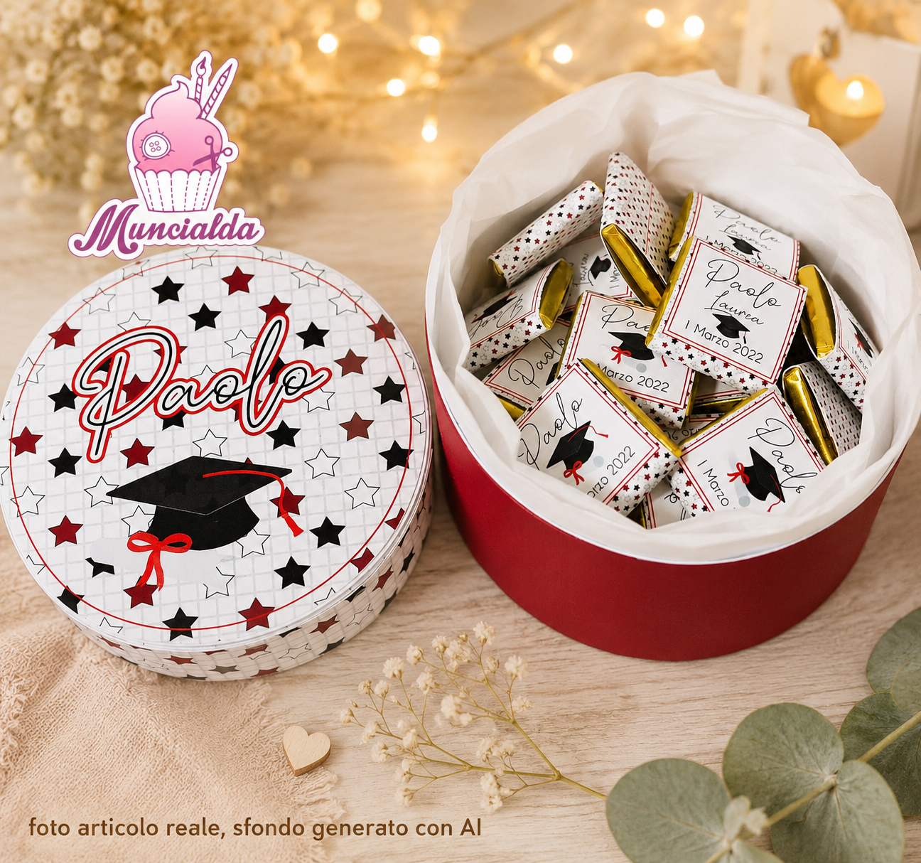 Cioccolatini personalizzati Laurea