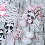 Scatoline confetti piramide modello PANDA GIRL