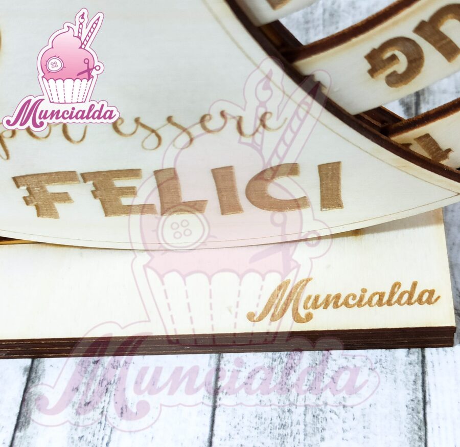 calendario perpetuo legno modello fiori