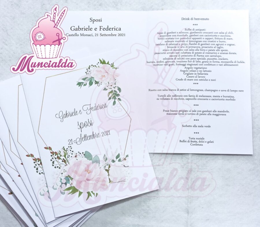 menu ristorante personalizzato