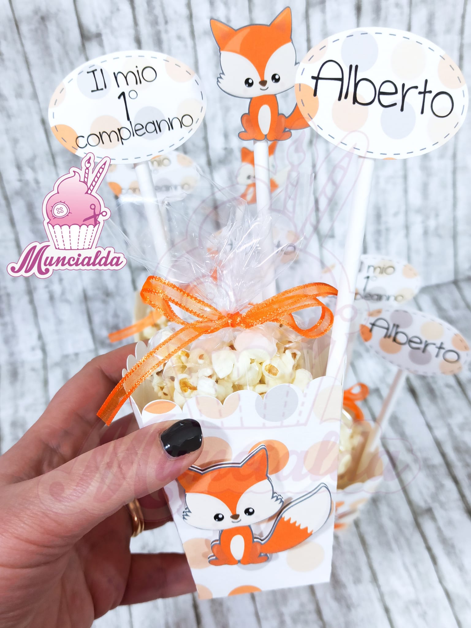 scatole porta popcorn, decorazioni a tema per feste importanti