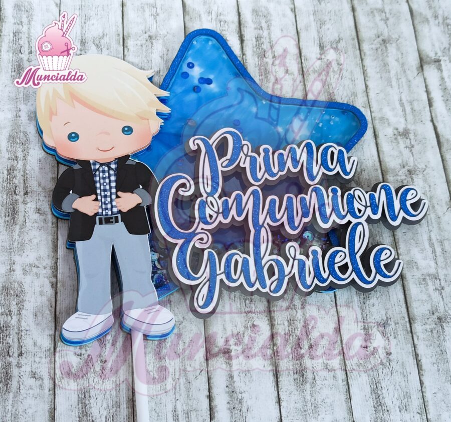 TOPPER PRIMA COMUNIONE RAGAZZO