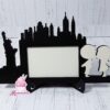 Cornice in legno skyline New York