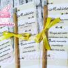 Segnalibro con matita, bomboniera Comunione