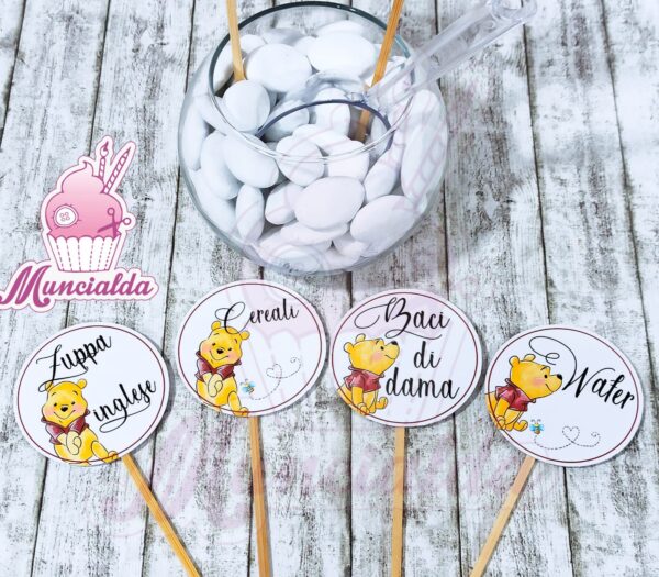 Segnagusto confettata, Battesimo Winnie the Pooh