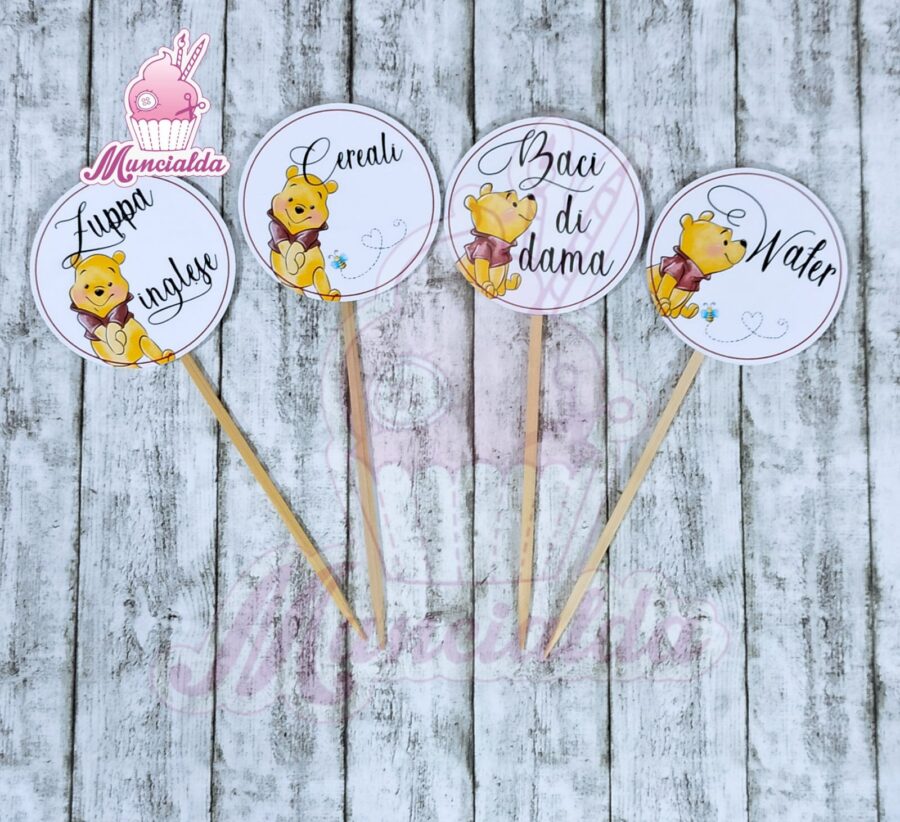 Segnagusto confettata, Battesimo Winnie the Pooh