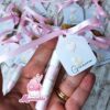 Bomboniera nascita bimba provetta marshmallows