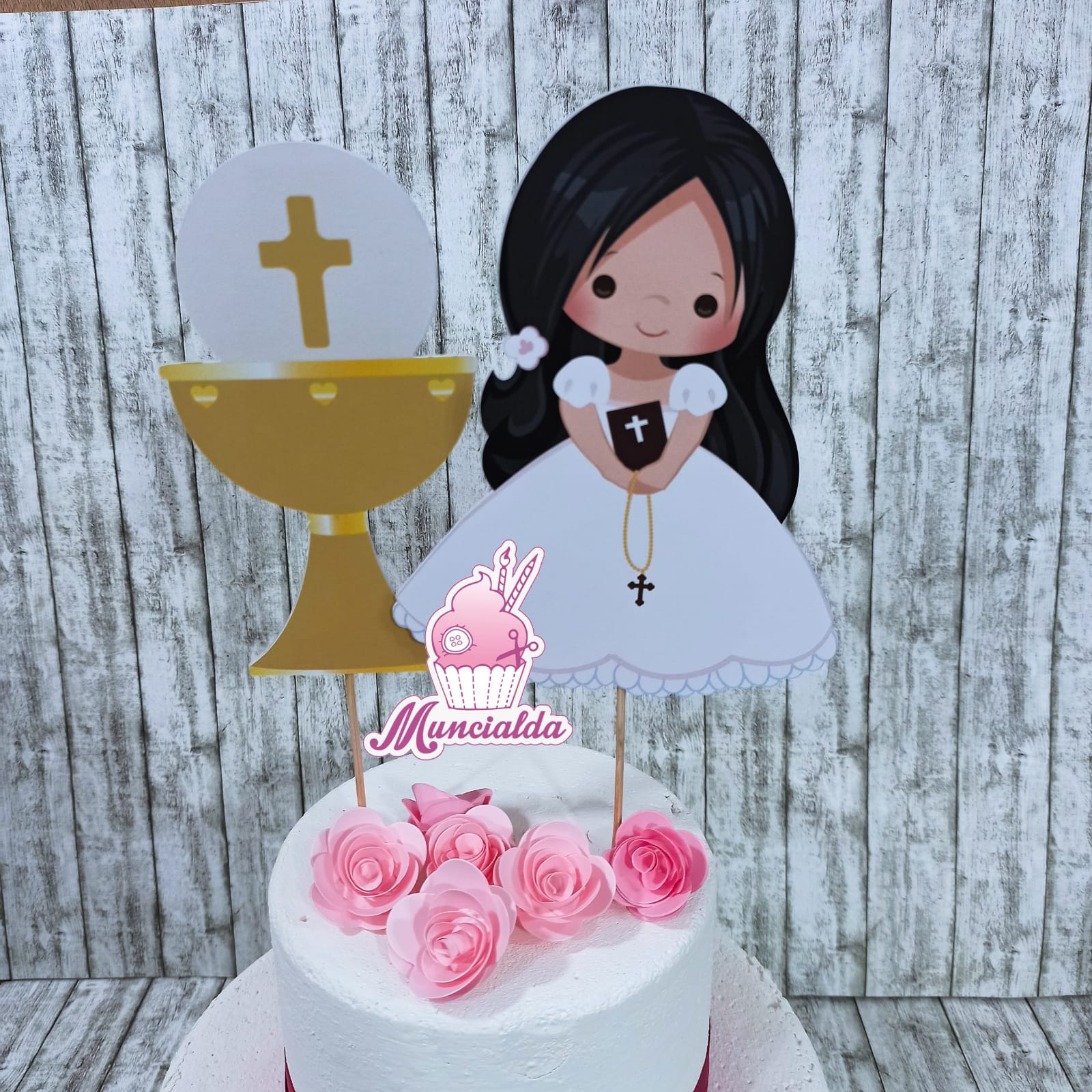 Cake topper La mia prima Comunione - PubblisalentoLab