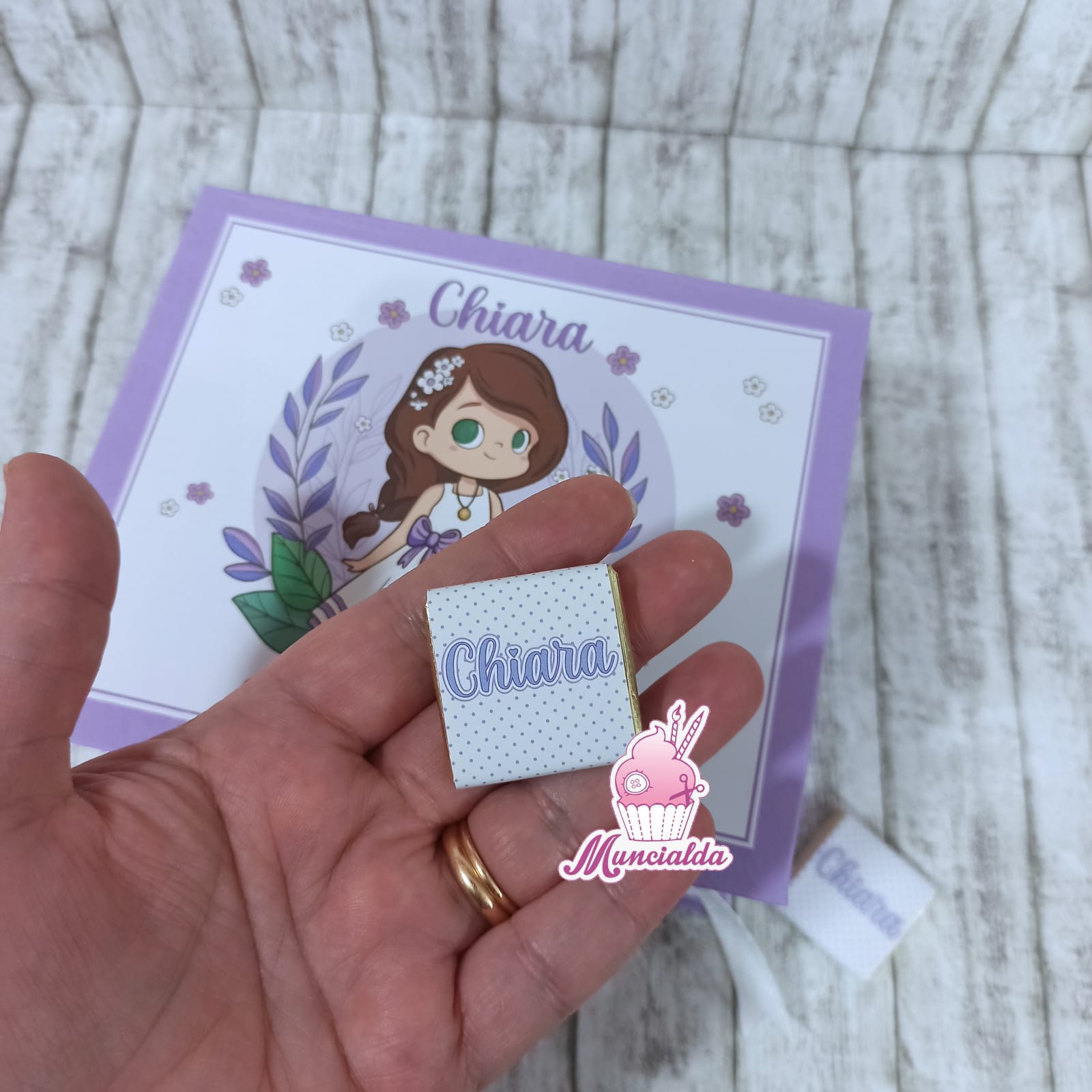 Cioccolatini personalizzati prima Comunione bambina