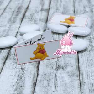 Bigliettini confetti Winnie the Pooh