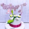 cake topper torta in legno