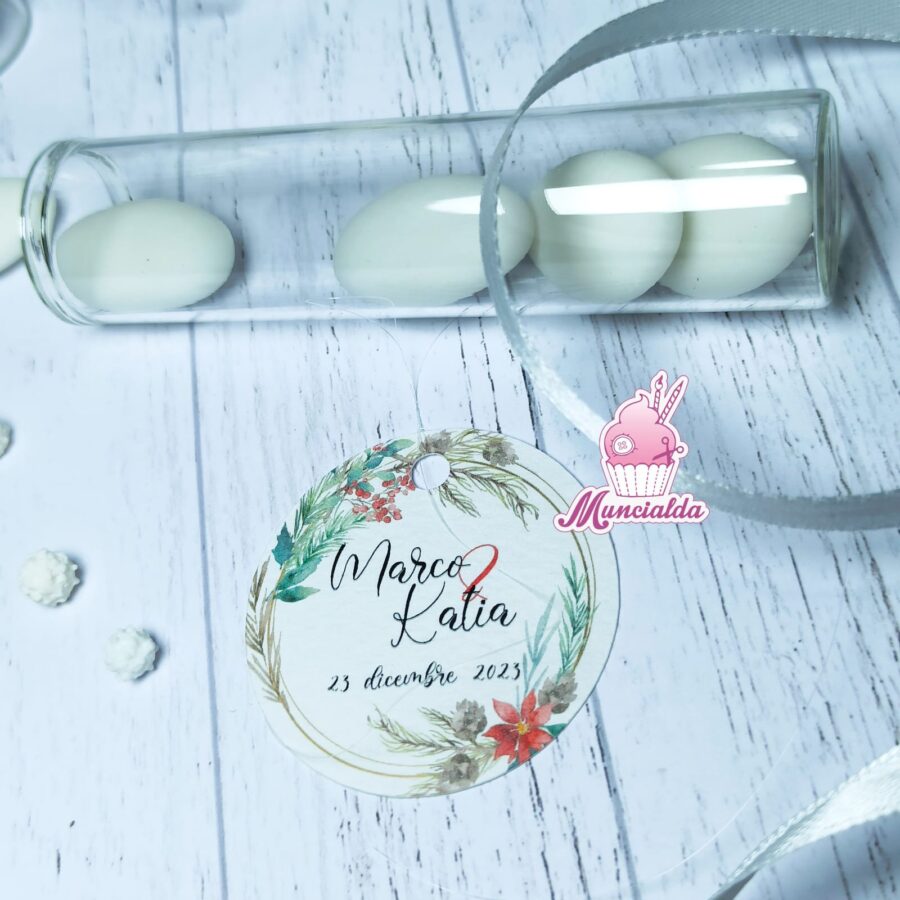 provette confetti matrimonio