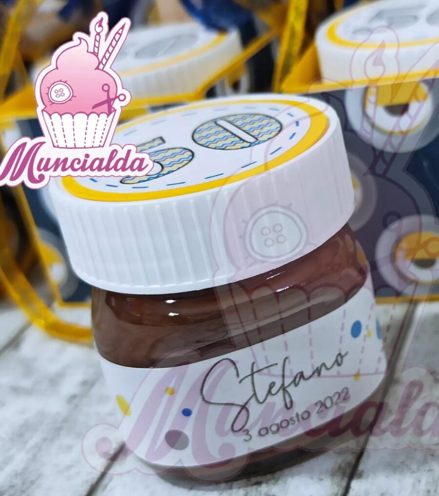 nutelline personalizzate compleanno uomo
