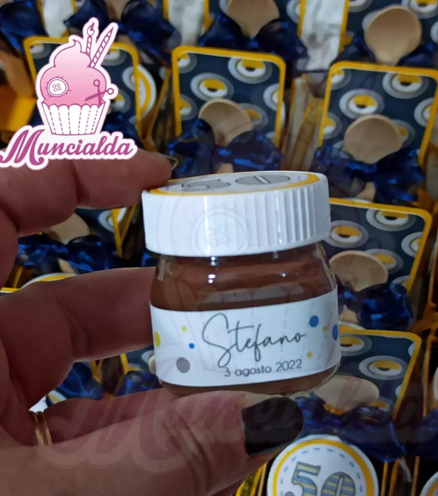 nutelline personalizzate compleanno uomo