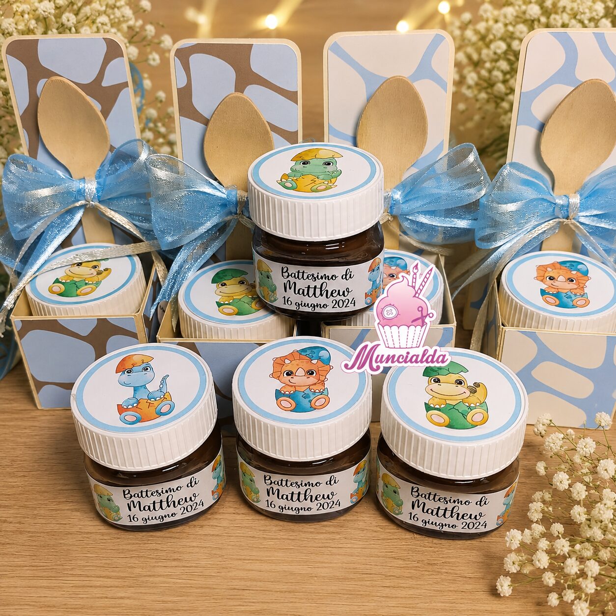 Bomboniere nutelline personalizzate