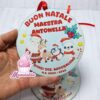Pallina di Natale regalo maestre