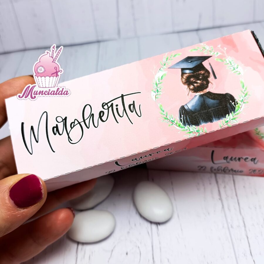 Scatoline confetti Laurea, modello fiammiferi - immagine 6