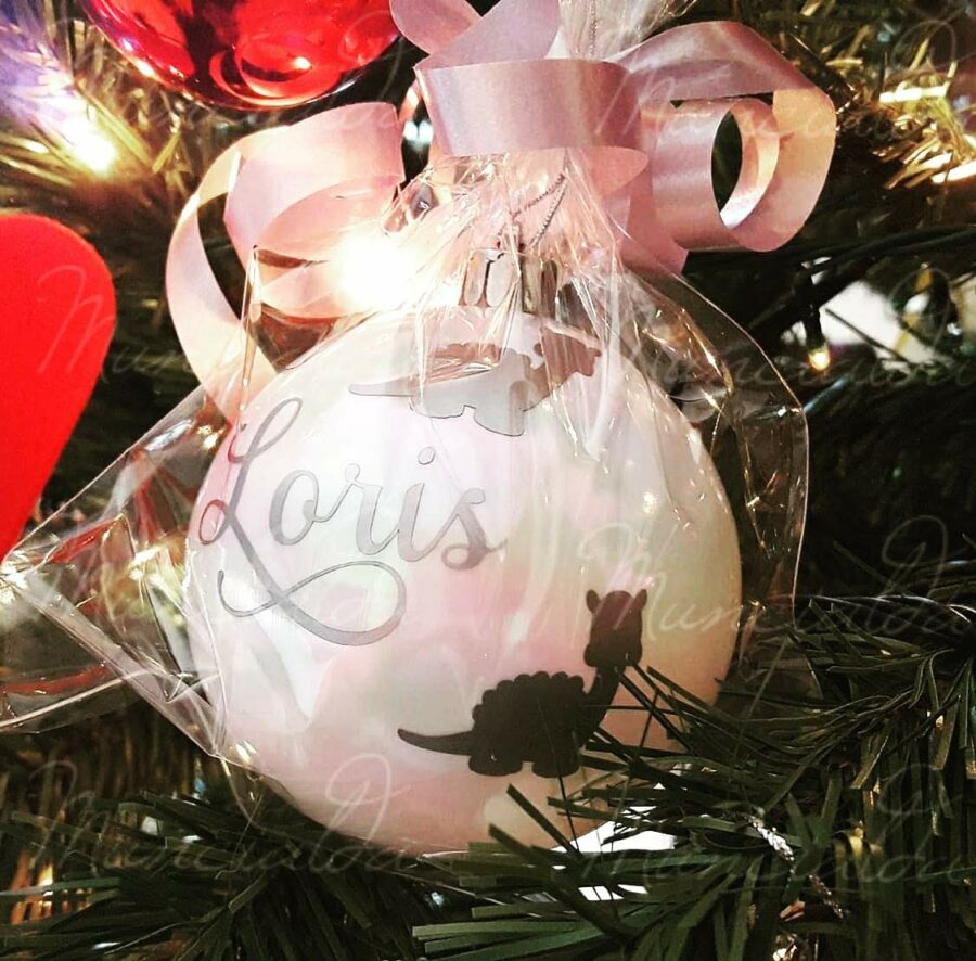 Pallina di Natale "Aspettando te" - immagine 9