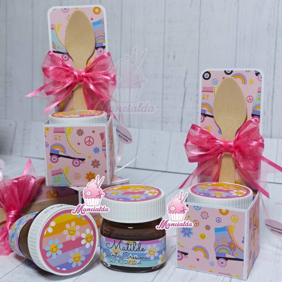 Bomboniere figli dei fiori nutelline