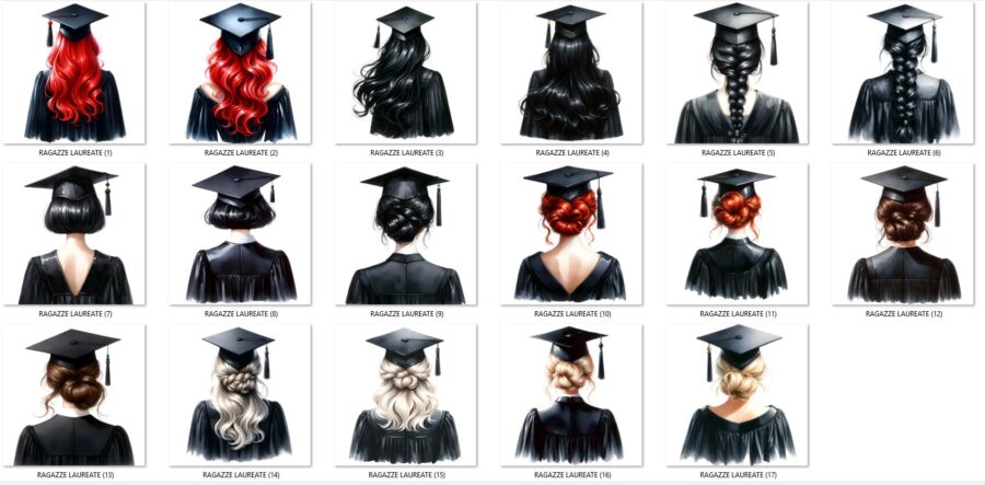 Scatole portaconfetti Laurea pvc - immagine 7