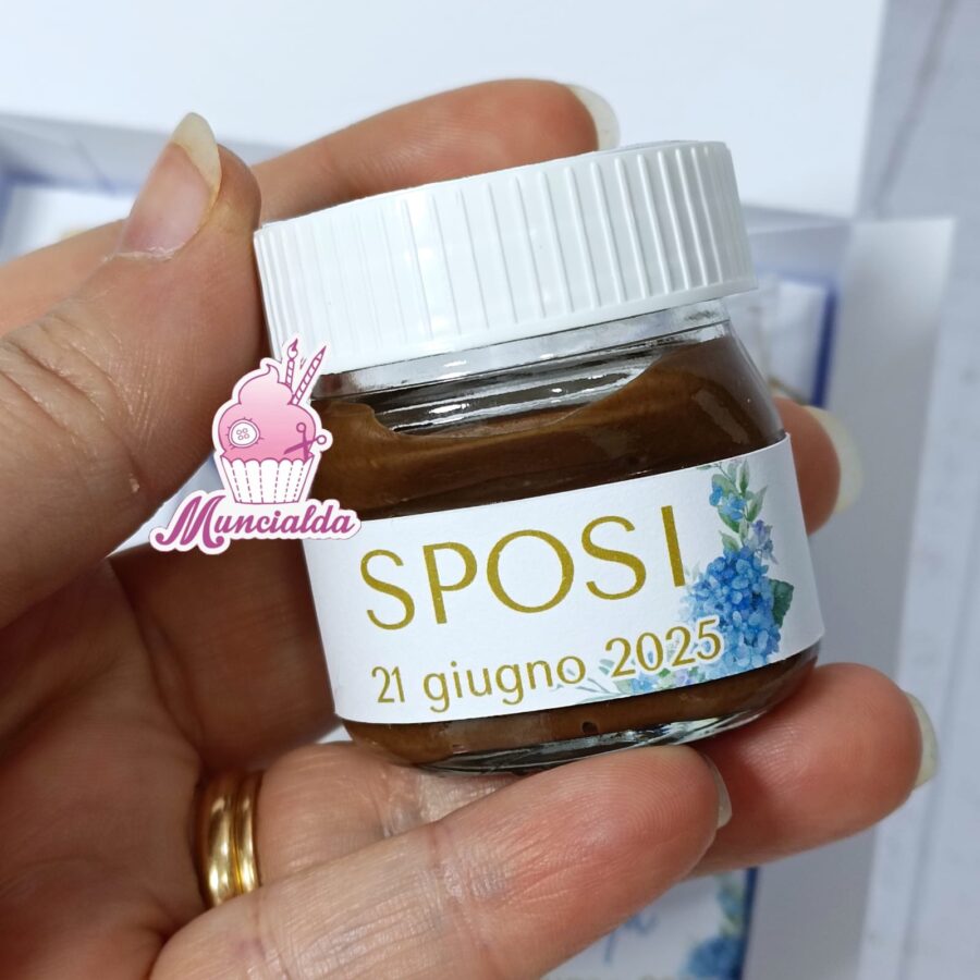 Bomboniera matrimonio nutelline