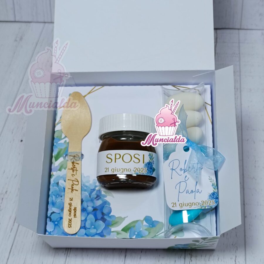 Bomboniera matrimonio nutelline