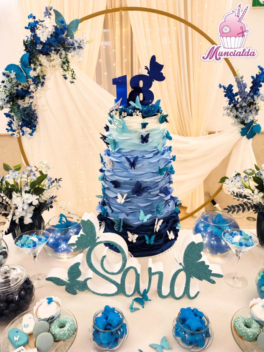 torta scenografica farfalle
