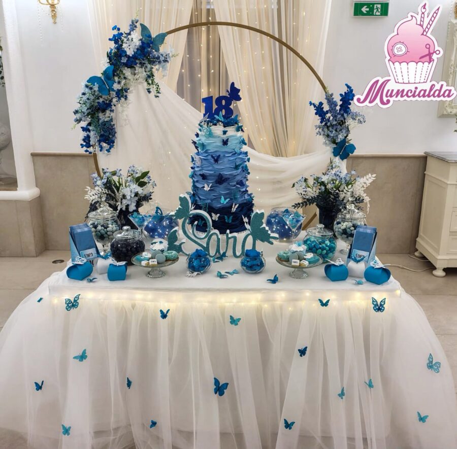torta scenografica farfalle