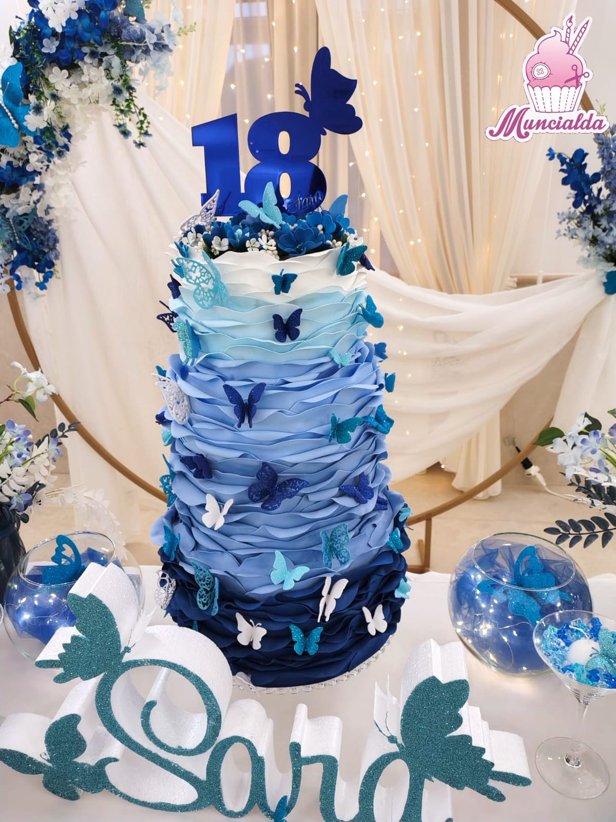 Torta scenografica FARFALLE