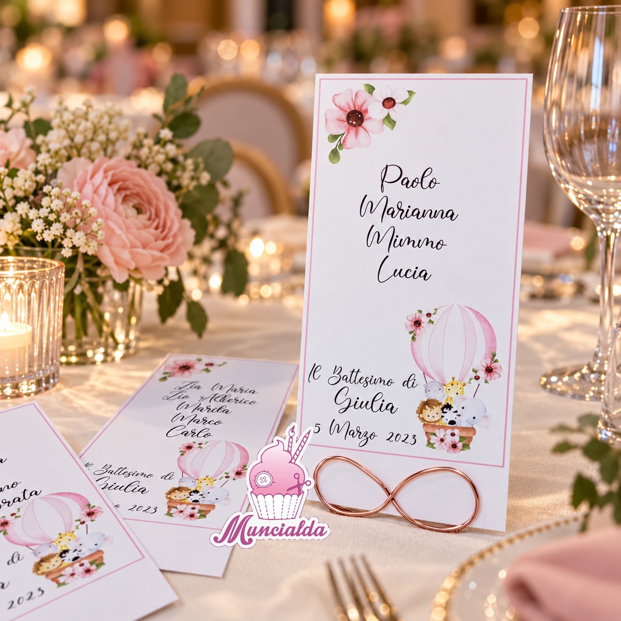 Tableau de mariage - MONGOLFIERA