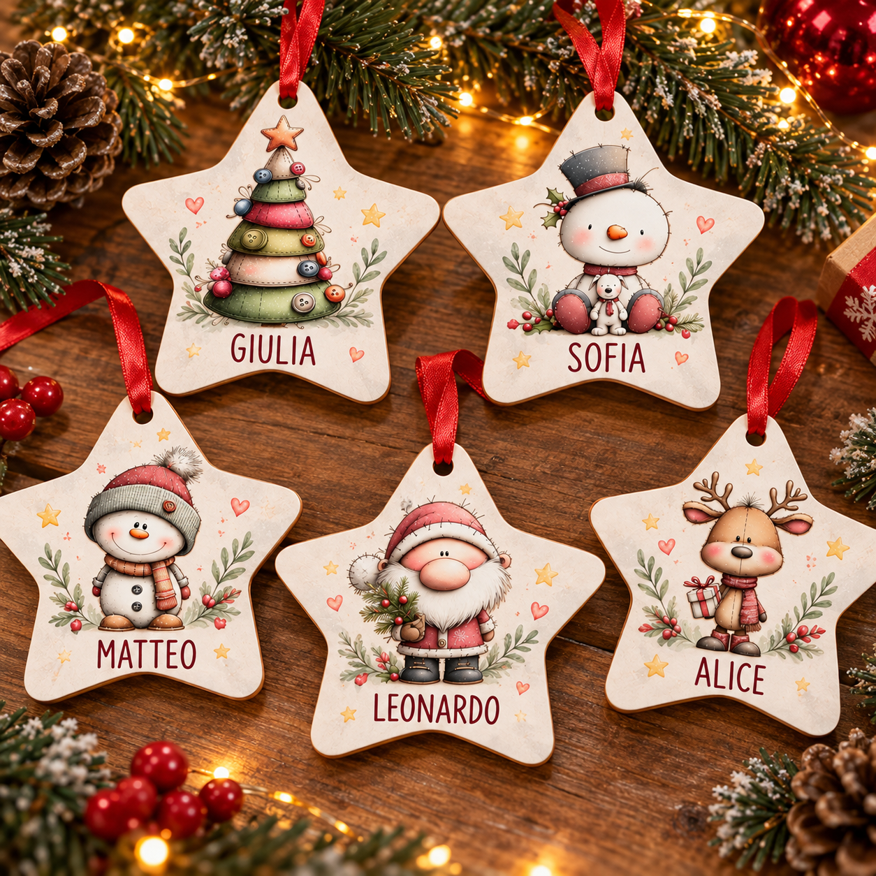 decorazione stella di natale