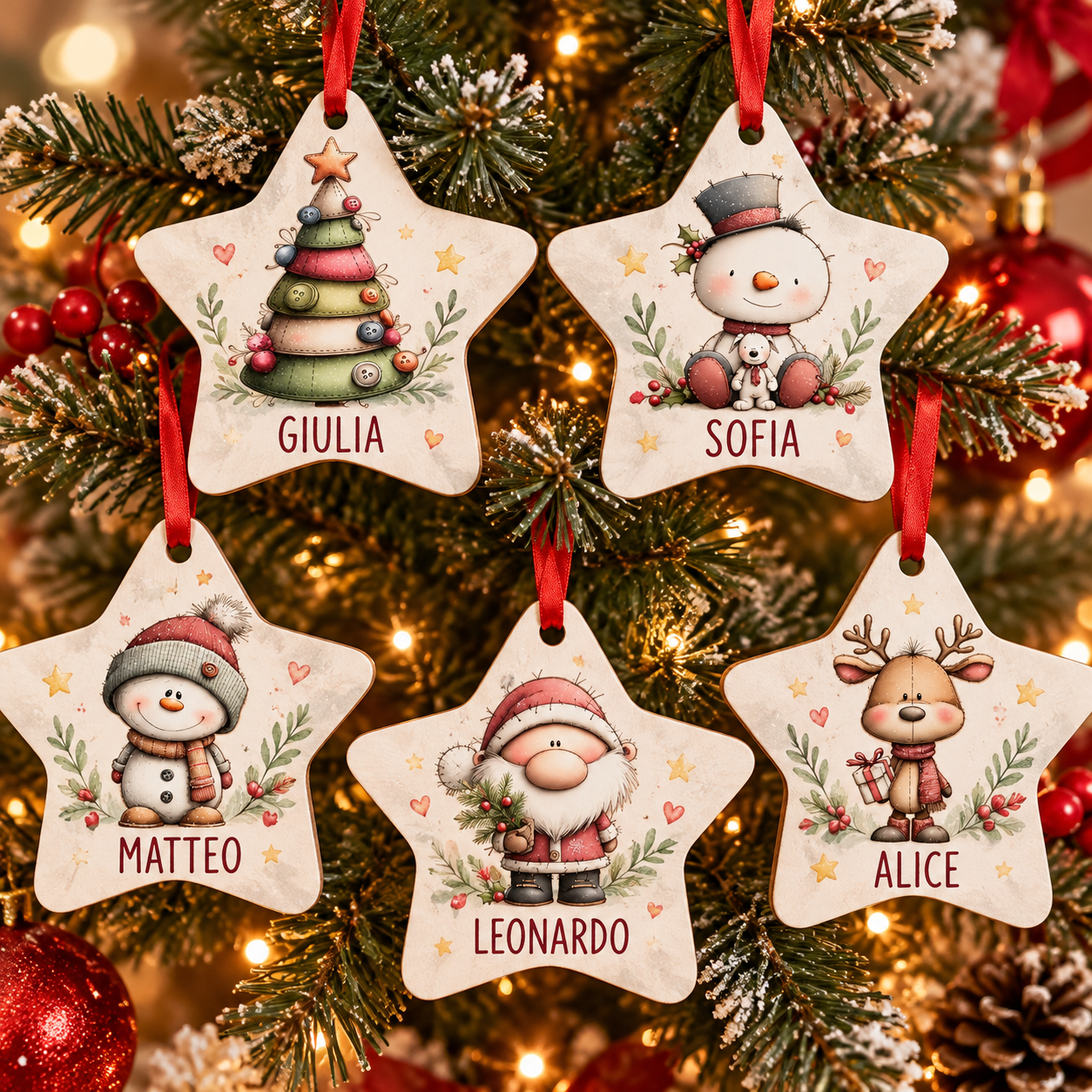 decorazione stella di natale
