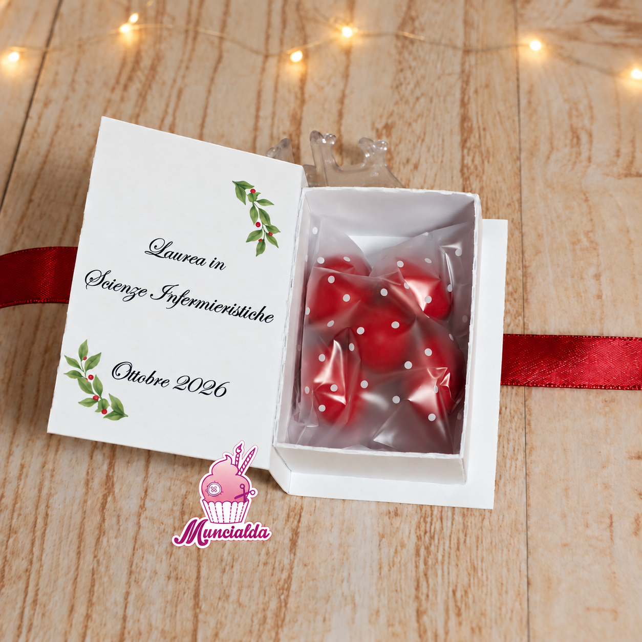 scatoline confetti Laurea a libro
