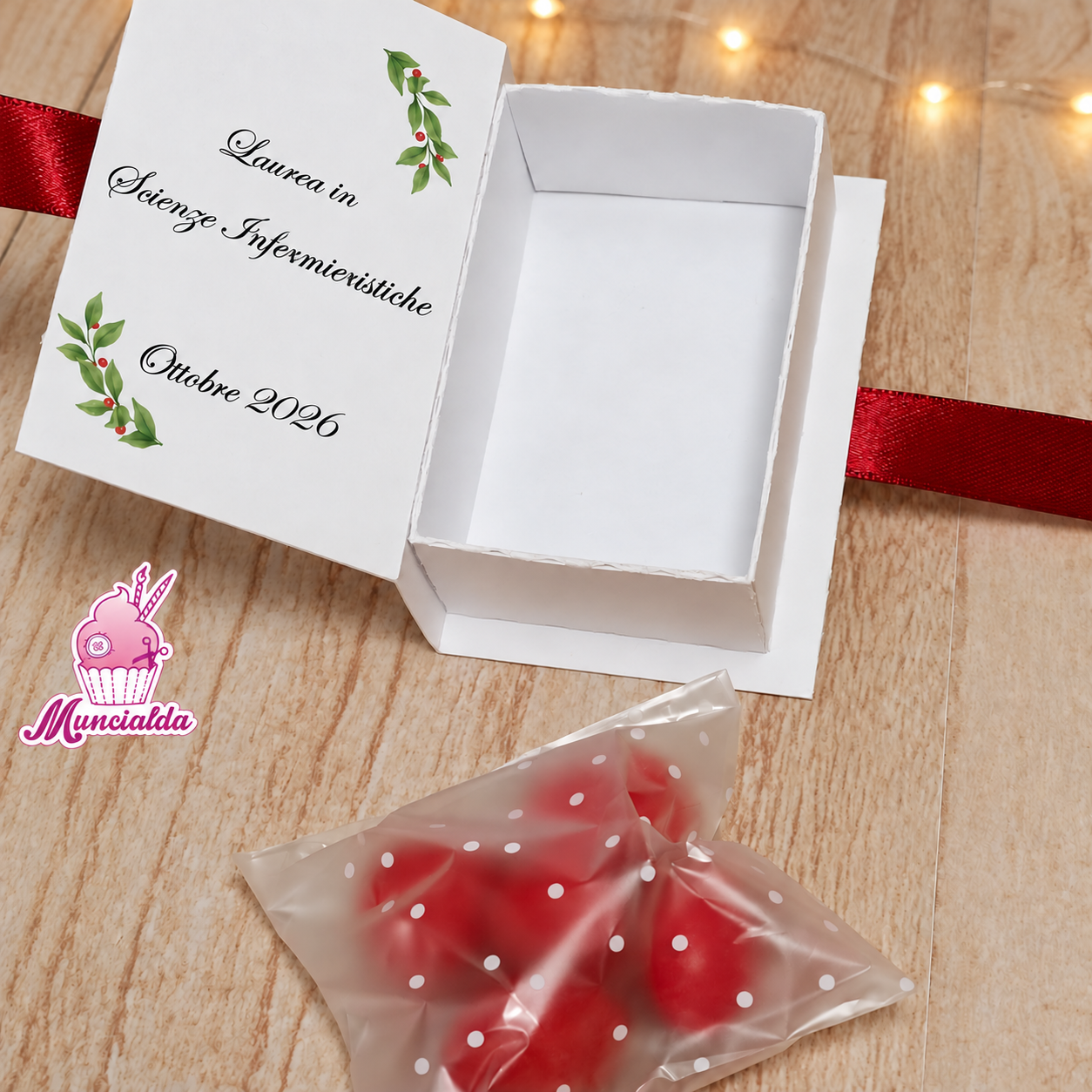 scatoline confetti Laurea a libro